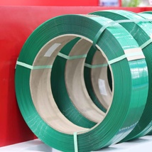 Polyester PET Strapping Omni 19mm x 800m x 1mm Green Smooth Heavy Duty