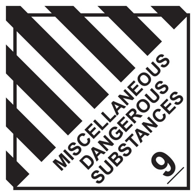 Misc Miscellaneous Substances 9 Label – Perforated Stickers 50mm x 50mm 1000/Roll