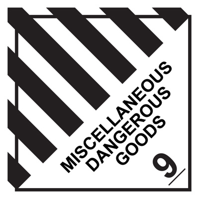 Miscellaneous Dangerous Goods 9 Label – Perforated Stickers 100mm x 100mm 500/Roll