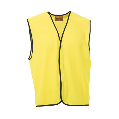 Safety Vest Yellow X Large (Non-Reflective)