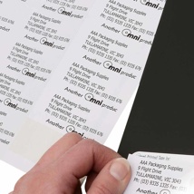A4 Sheet Printer Labels White 20 label/sheet 97.4mm x 25.4mm 100 sheets/Ctn