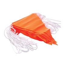 Flag on a Rope Bunting Orange 30m/roll