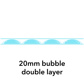 Bubble Wrap 20mm Double Layer Enviro  1.5m x 100m (Slit 750mm x 2)