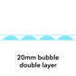 Bubble Wrap 20mm Double Layer Enviro 1.5m x 100m (Slit 500mm x 3)