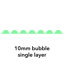 Biodegradable Bubble Wrap 10mm Single Layer Green 1.5m x 100m (Slit 750mm x 2)