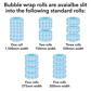 Bubble Wrap 10mm Single Layer Enviro 1.5m x 200m (Slit 750mm x 2)