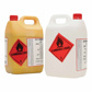 Hazardous Chemical Labels Perforated Flammable Liquid 3 Labels 48mm x 50mm 1000/Roll