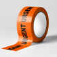 URGENT Label - Perforated Printed Stickers Orange 72mm X 100mm 500/roll 